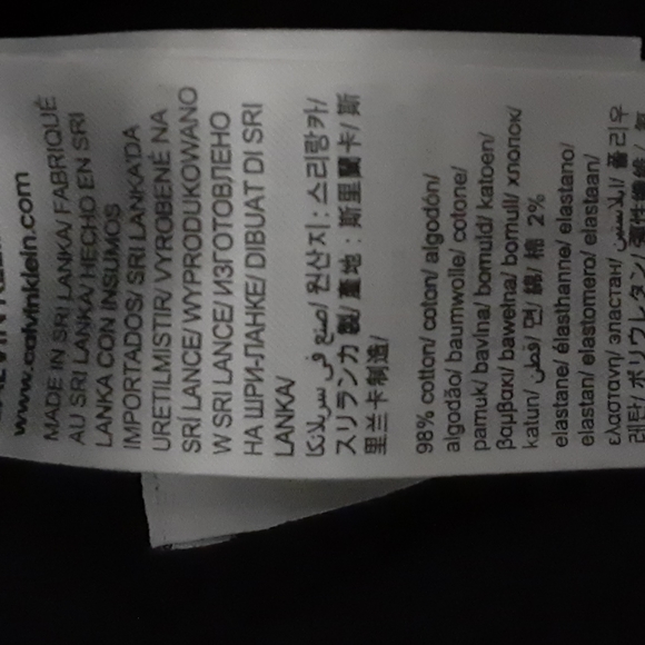 Calvin Klein Navy Blue Chinos w/ Yellow,Blue & White Stripes Down Side.NWTs!! - Picture 5 of 5